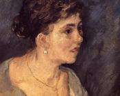 文森特 威廉 梵高 : 蓝衣女人